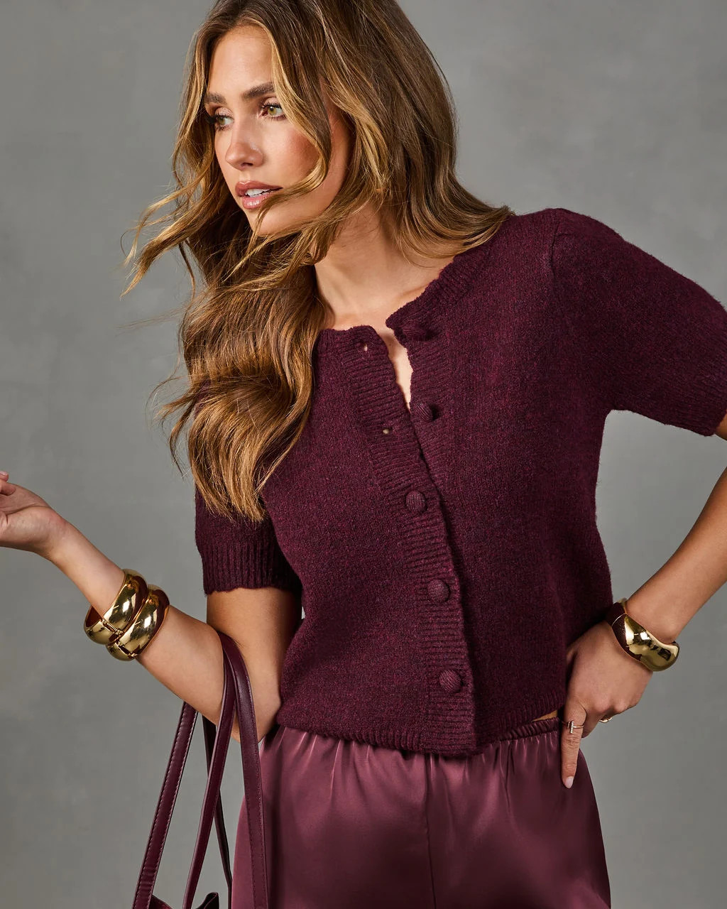 Classic Darling Knit Short Sleeve Cardigan | VICI