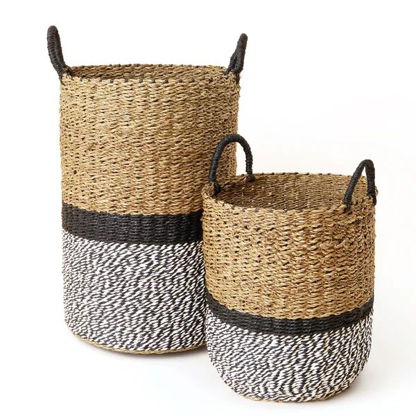 2 Piece Seagrass Basket Set | Wayfair North America