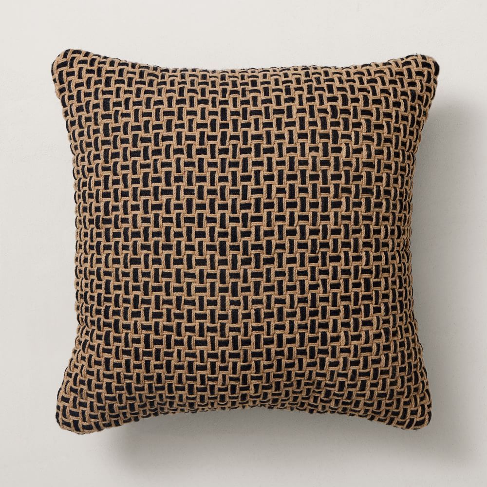 Woven Two-Tone Indoor/Outdoor Pillow | West Elm (US)