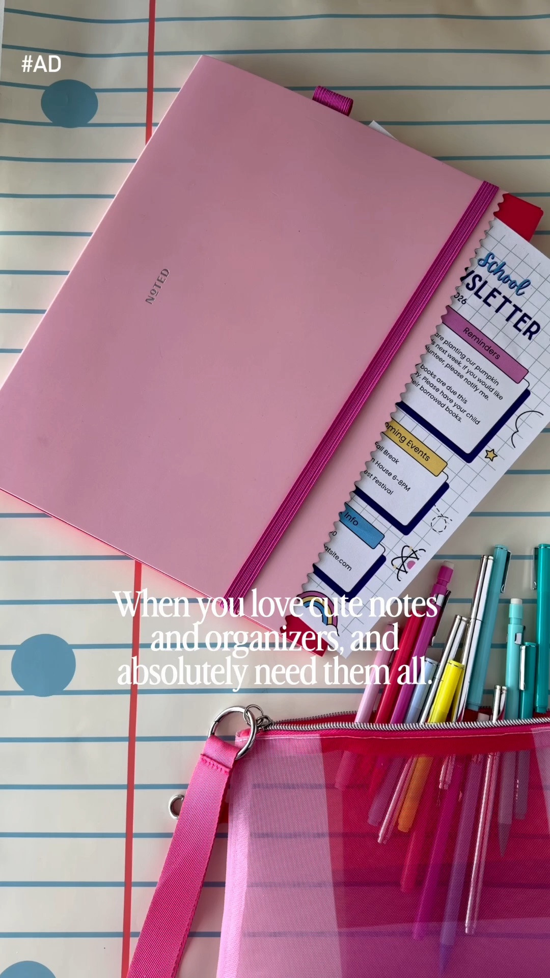 #ad  🎒✨ Back-to-school prep is officially underway
We gave our study station a colorful refresh with the new Noted by @postit collection, and I’m already obsessed. From homework organization for the kids to keeping my own busy mom schedule in check (why are there so many forms), these tools are helping us start the school year feeling prepared, organized and CUTE! Comment SHOP for a link to this collection @target 
Who else is already in back to school mode? #targetpartner #notedbypostit

#LTKmomlife #LTKHome