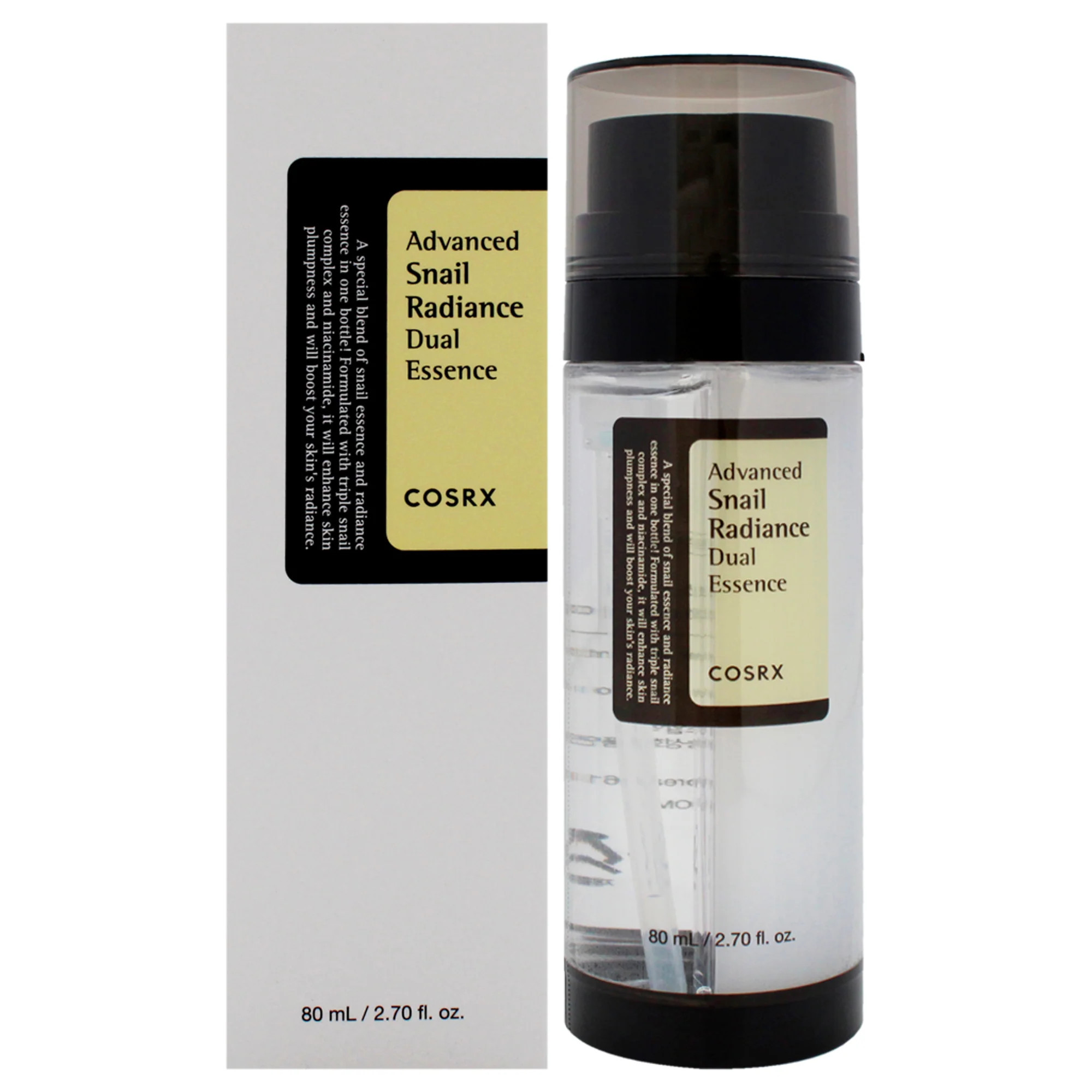 Advanced Snail Radiance Dual Essence by Cosrx for Unisex - 2.7 oz Serum | Shop Simon