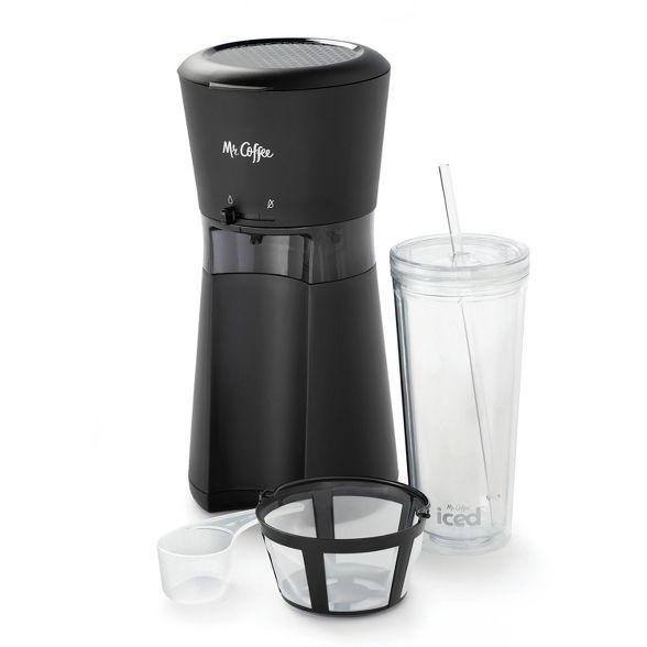 Mr. Coffee Iced Coffee Maker with 22oz Reusable Tumbler and Coffee Filter | Target