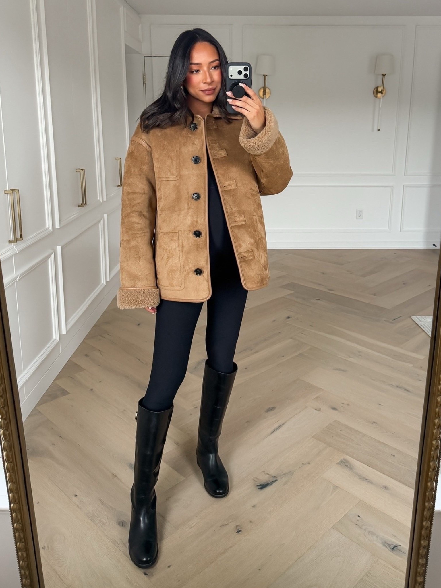 30% OFF everything with code HOLIDAY30 on orders over $230! Wearing size M faux shearling coat and size S one piece bodysuit

Winter outfit
Winter fashion
Mango sale 
Winter coat 

#LTKFindsUnder100 #LTKSaleAlert #LTKHoliday