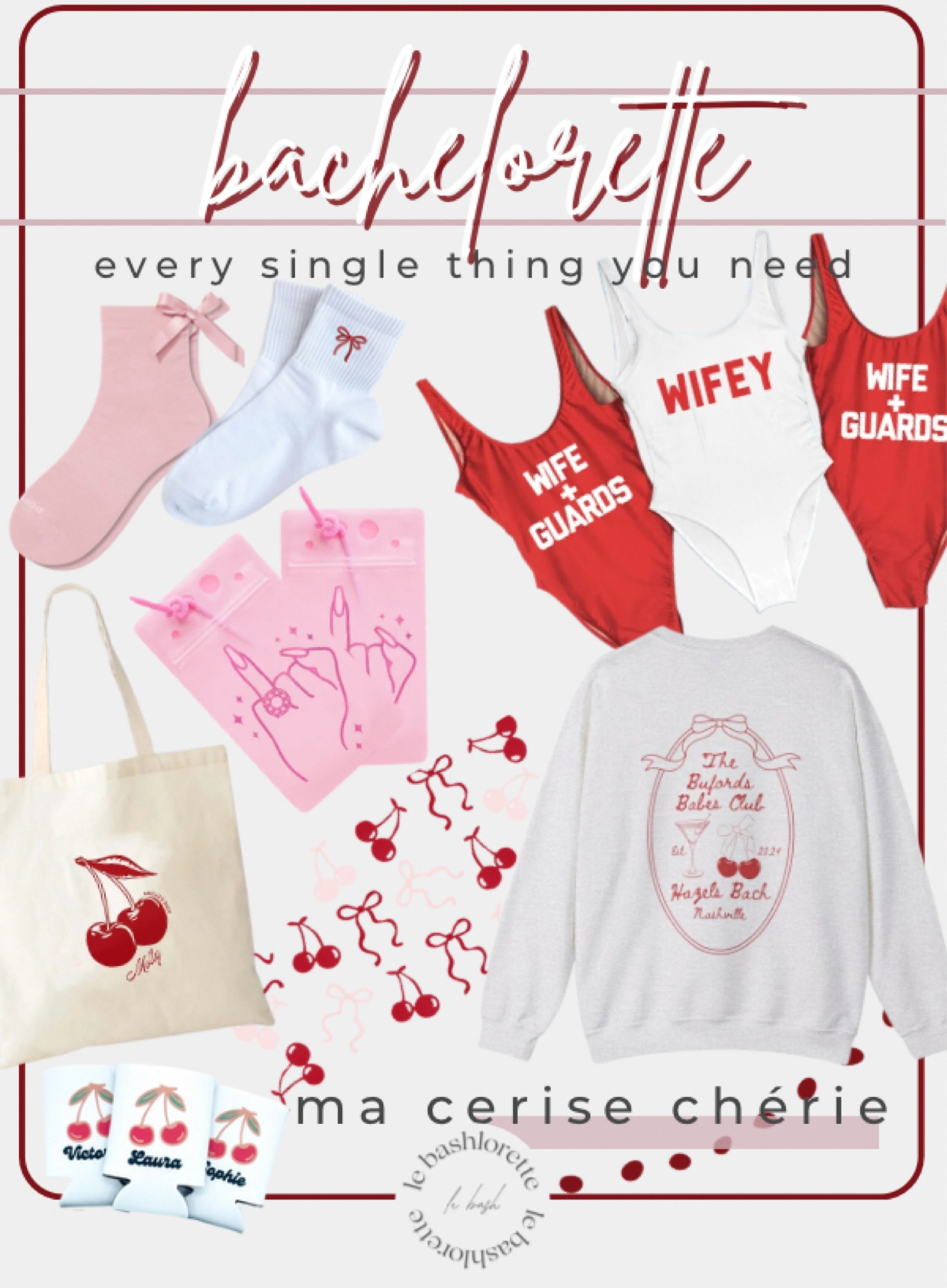 Bachelorette Party: Ma Cerise Cherie 

A punchy take on a little coquette vibe
🍒🎀🇫🇷🤍🩰🍸

#leBASHlorette
#leBASH




#LTKPlusSize #LTKWedding #LTKParties