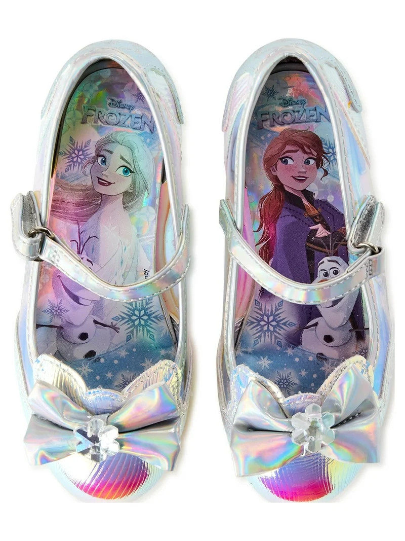 Disney Frozen Toddler Girl Low Heel Dress Up Shoes - Walmart.com | Walmart (US)
