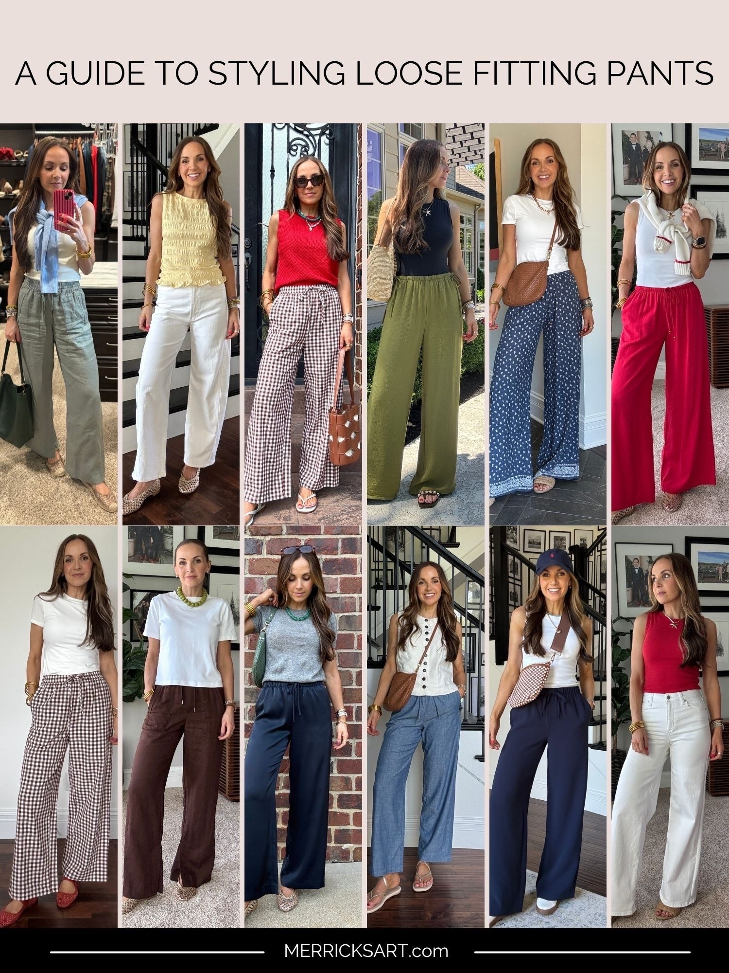A go to outfit formula for me are wider leg pants with a tighter fitting top to create some shape and balance. Linking all my favorites here