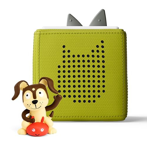 Toniebox 1 Audio Player Starter Set with Playtime Puppy - Listen, Learn, and Play with One Huggable Little Box - Green | Amazon (US)