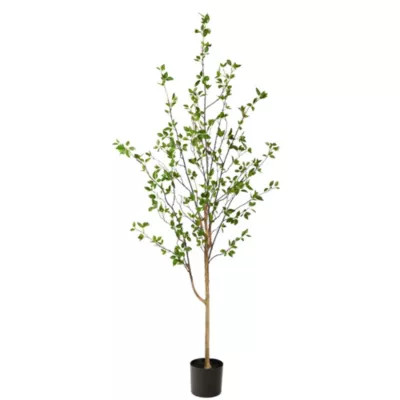 Nearly Natural 6.5-Foot Minimalist Citrus Artificial Tree | Belk