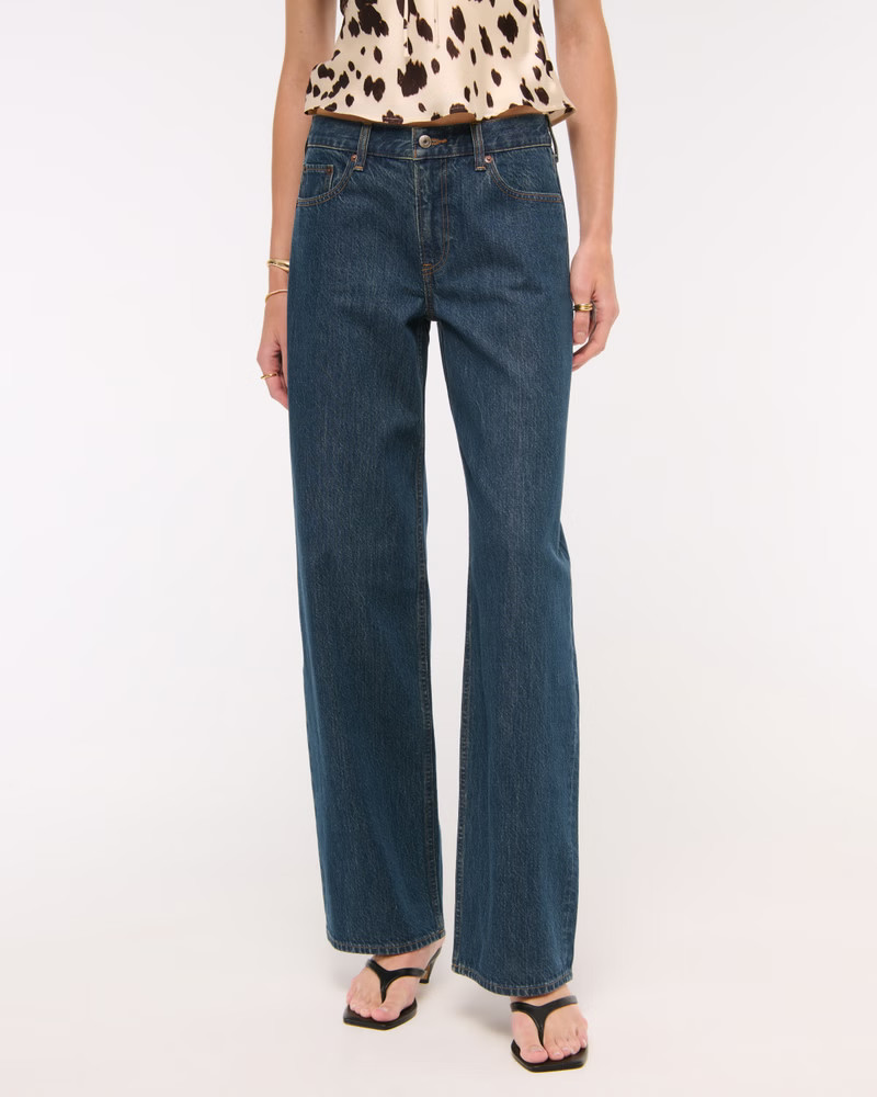 Women's Low Rise Ultra Loose Jean | Women's Bottoms | Abercrombie.com | Abercrombie & Fitch (US)