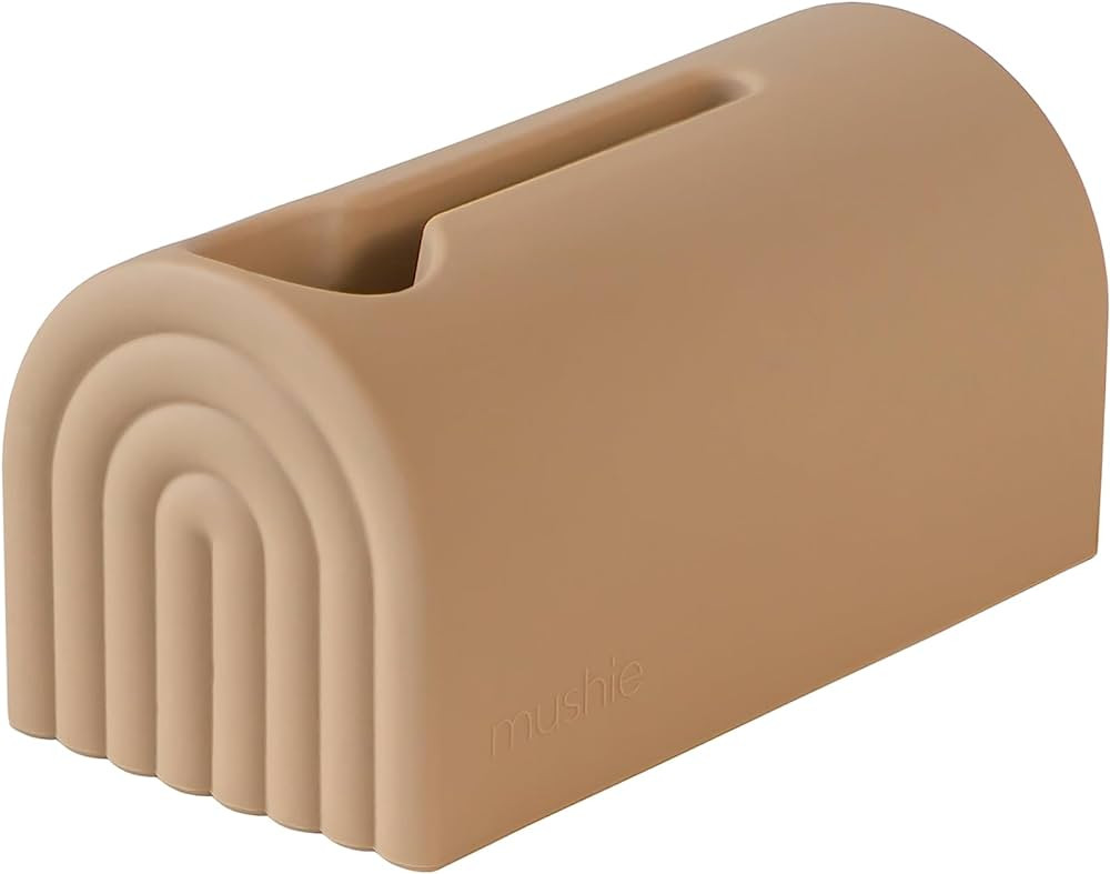 mushie Bath Spout Cover | Soft Silicone Bathtub Faucet Safety Guard for Kids | Universal Fit (Nat... | Amazon (US)