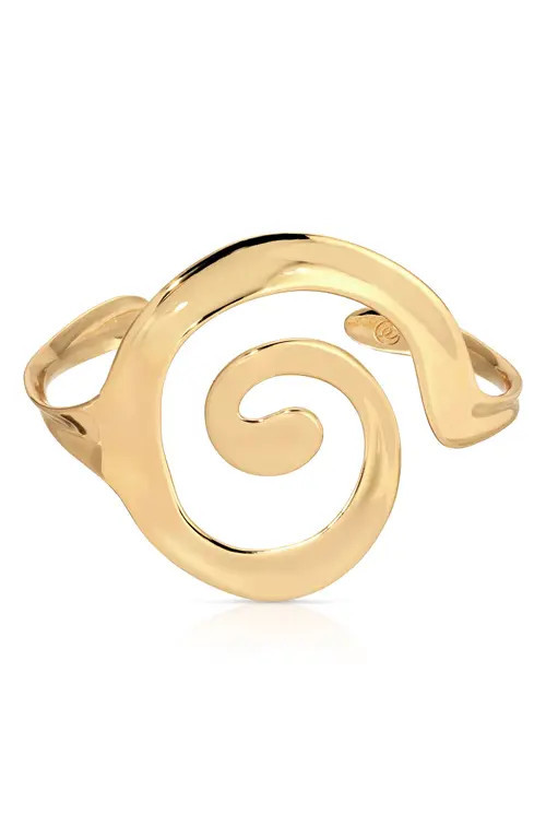 Ettika Aura Statement Cuff Bracelet in Gold at Nordstrom | Nordstrom