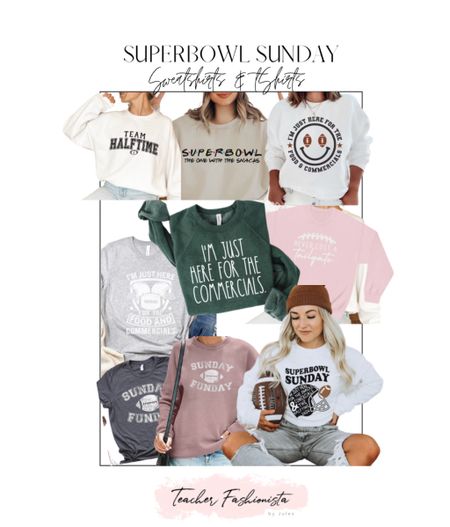 Super Bowl Sunday is coming! 🏈 I’m rounding up some fun sweatshirts and T-shirts that caught my eye for game day! 

• Superbowl Sunday • Football shirt • Sunday funday • Etsy • Amazon • Sweatshirts • graphic tee • graphic sweatshirt •


#LTKFind #LTKSeasonal #LTKunder50