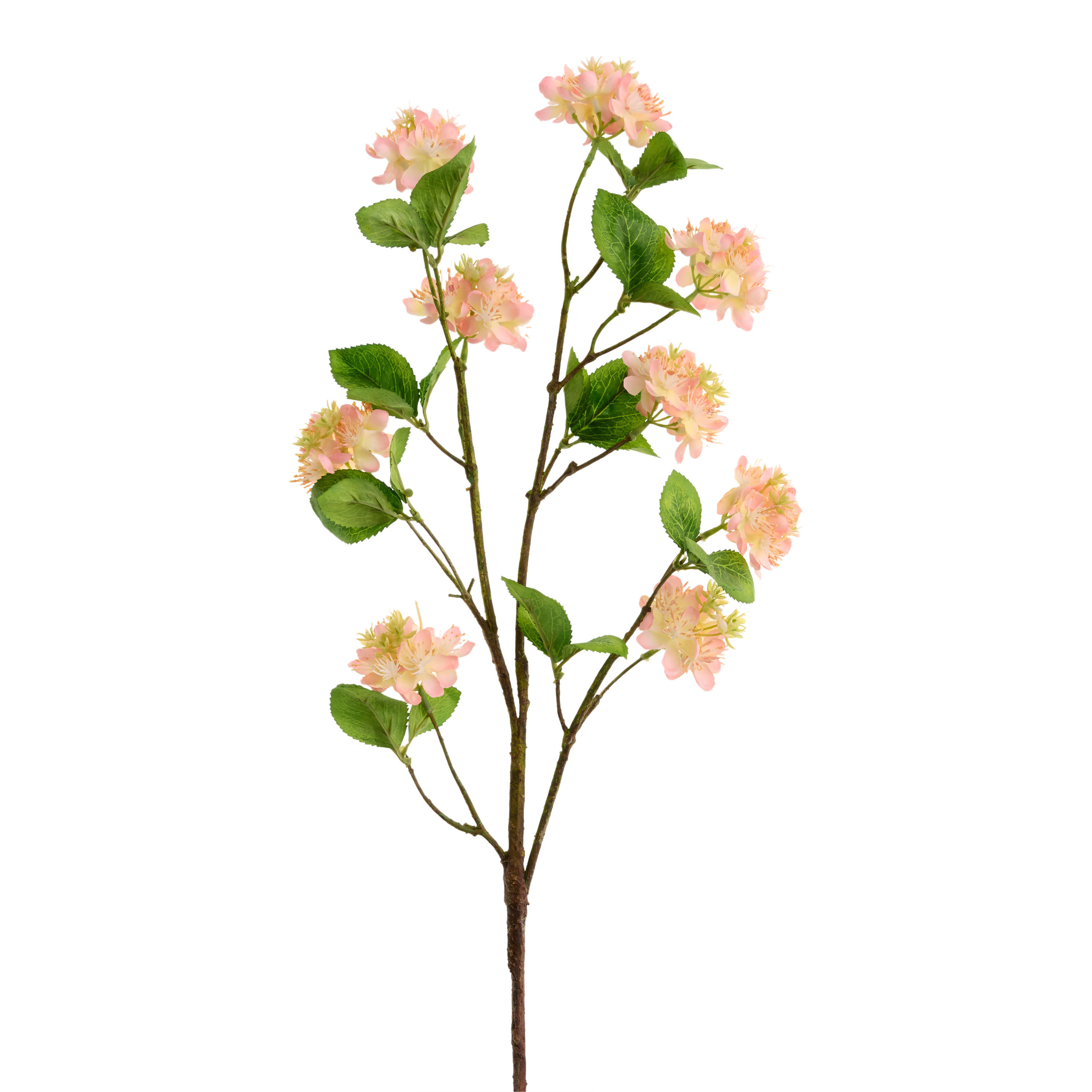 Pink Faux Tree Blossom Cluster Stem | World Market