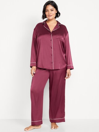 Satin Pajama Pant Set for Women | Old Navy (US)