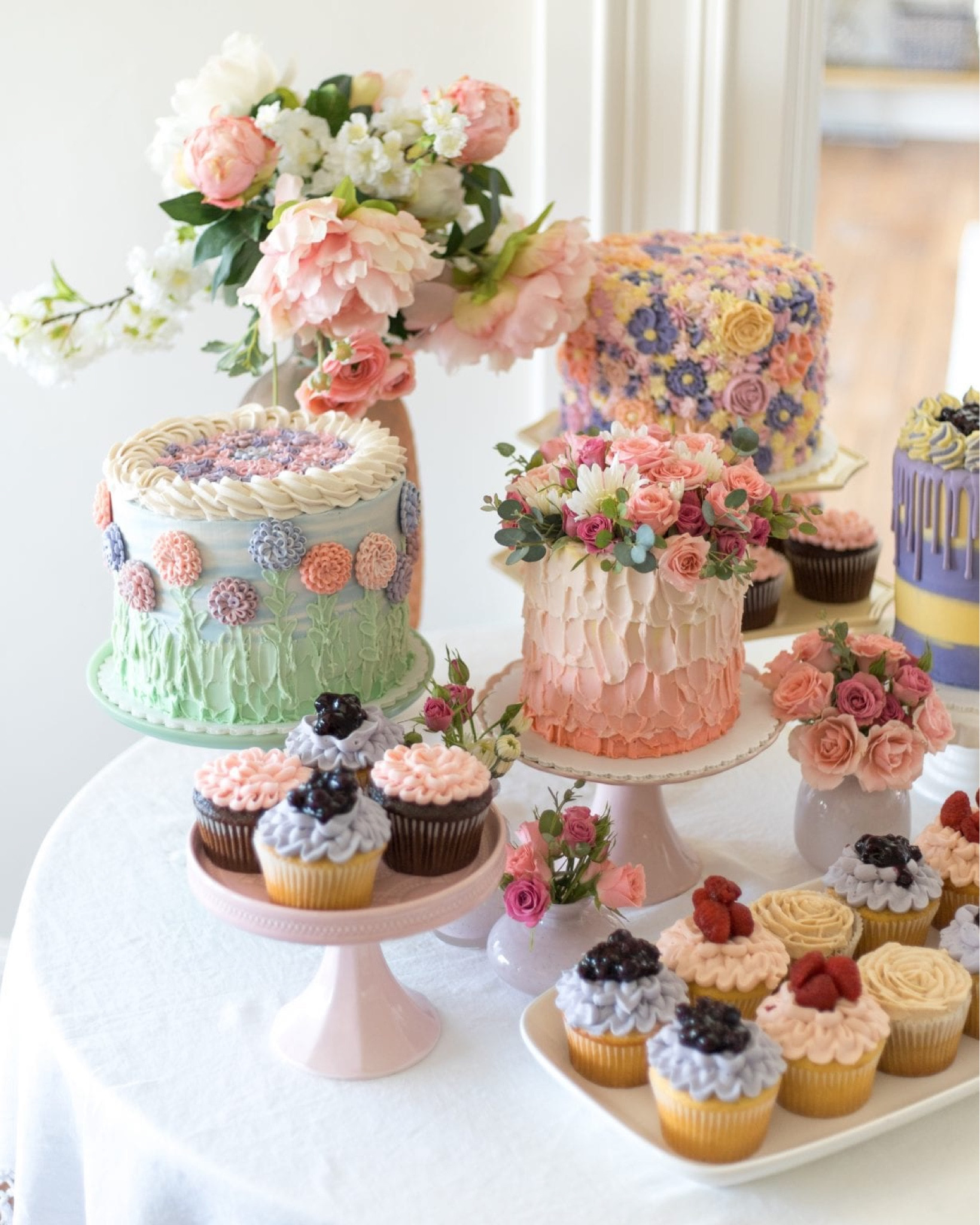 I love having a variety of cake stands and serving platters on hand to create a dessert table for any event. This one was from a Mother’s Day luncheon!

#LTKwedding #LTKFind #LTKhome