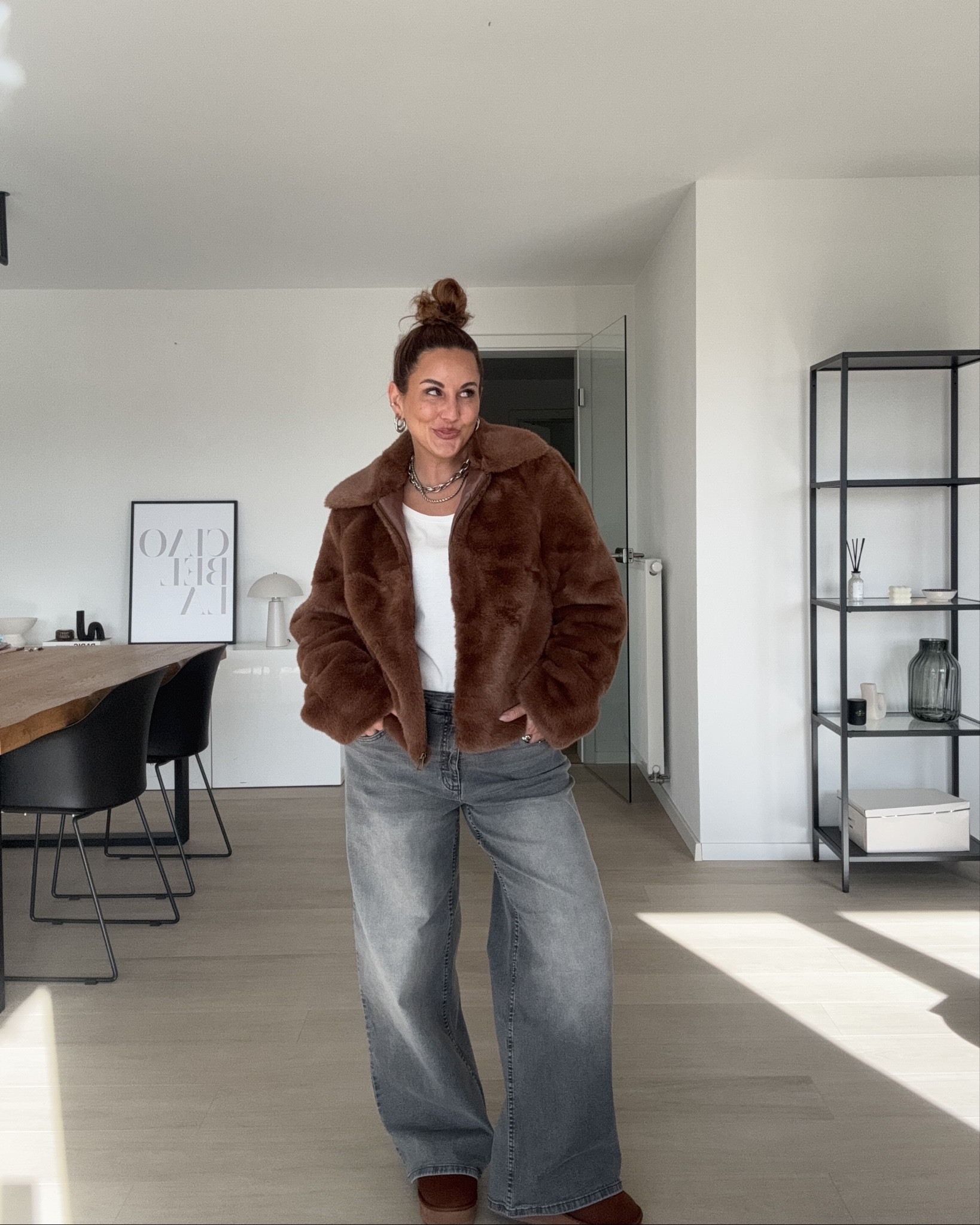 HERBSTLOOK mit Felljacke