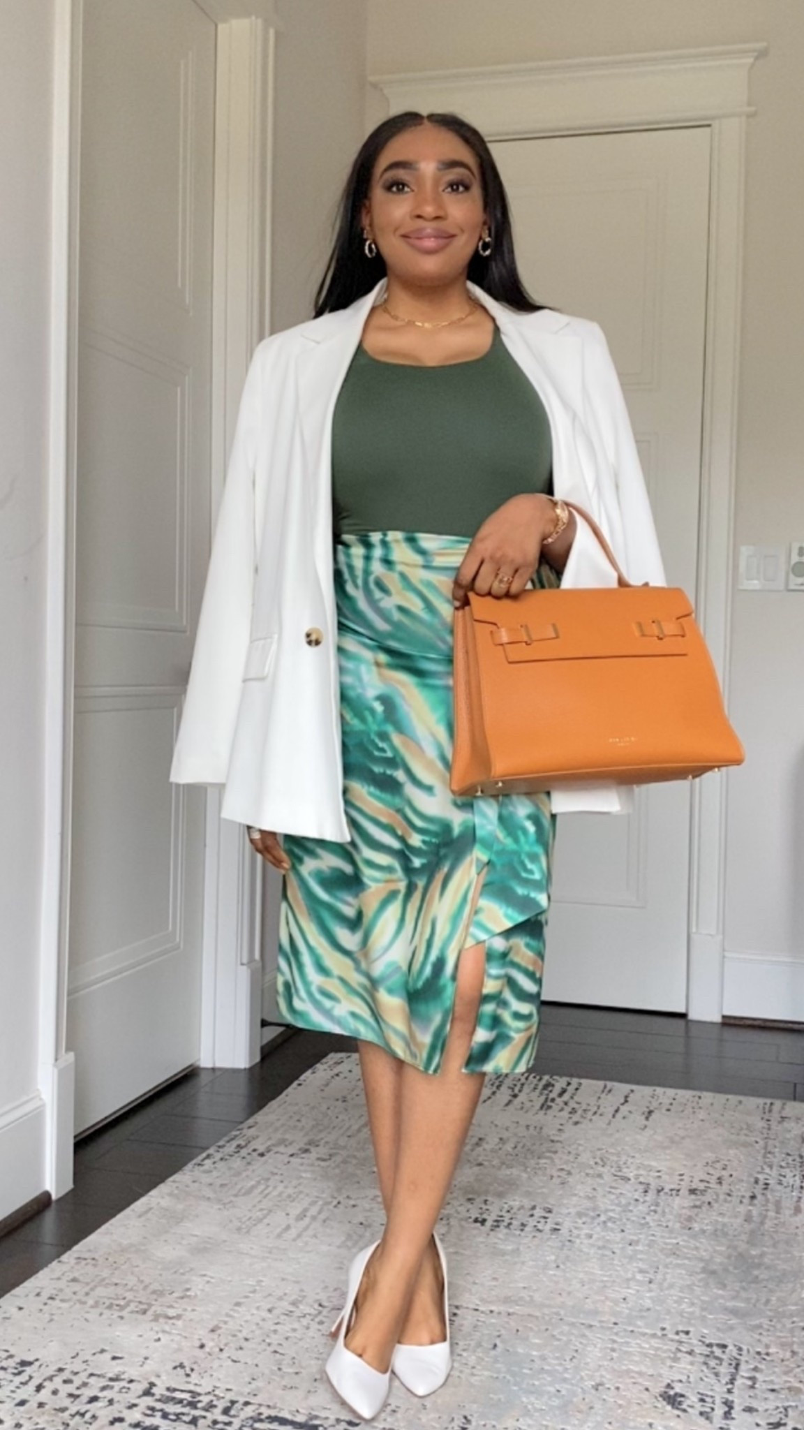 Silk skirt