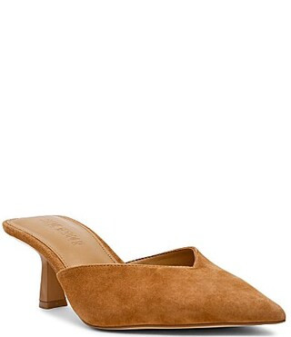 Steve Madden Mod Suede Dress Mules - 8 | Dillard's
