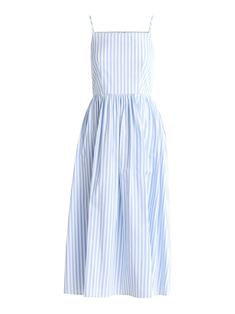 Free Assembly Women's Sleeveless Square Neck Midi Dress, Sizes XS-XXL | Walmart (US)