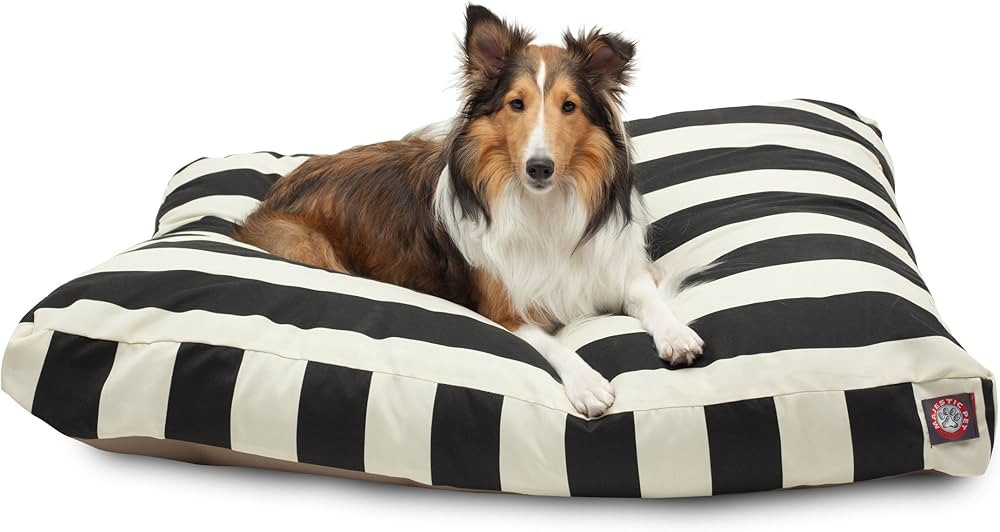 Majestic Pet Rectangle Large Dog Bed Washable – Non Slip Comfy Pet Bed – Dog Crate Bed with R... | Amazon (US)