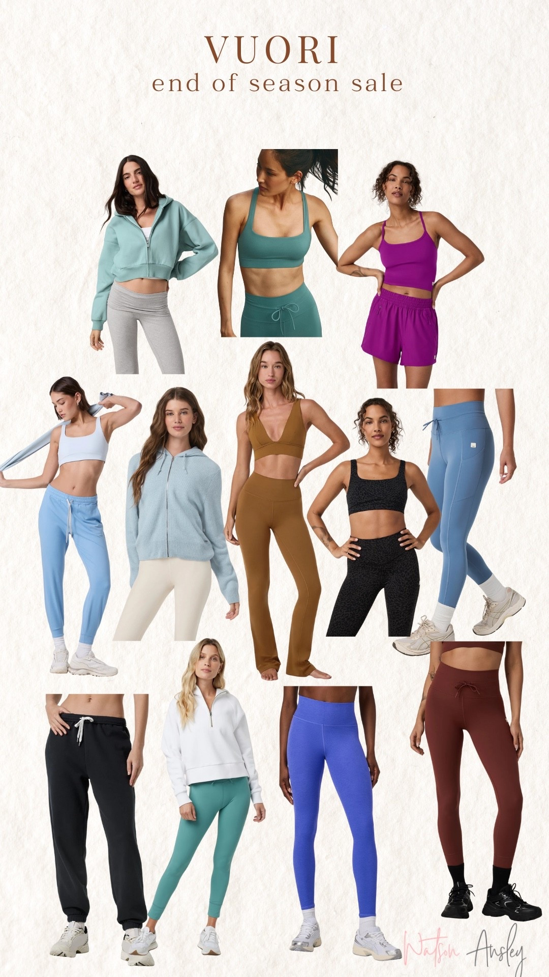 Shop Vuoris end of season sale here!

So many great athletic pieces on major sale!

hoodies | leggings | zip up | joggers | sports bra | tank | jacket | pants | sweatshirts | pullover | draw string | tie | teal |
Blue | brown | purple | black | white | fit | athletic | active | athlete | fitness | ootd | mom daily | workout | gym 



#LTKActive #LTKootd #LTKfitnessgoals
