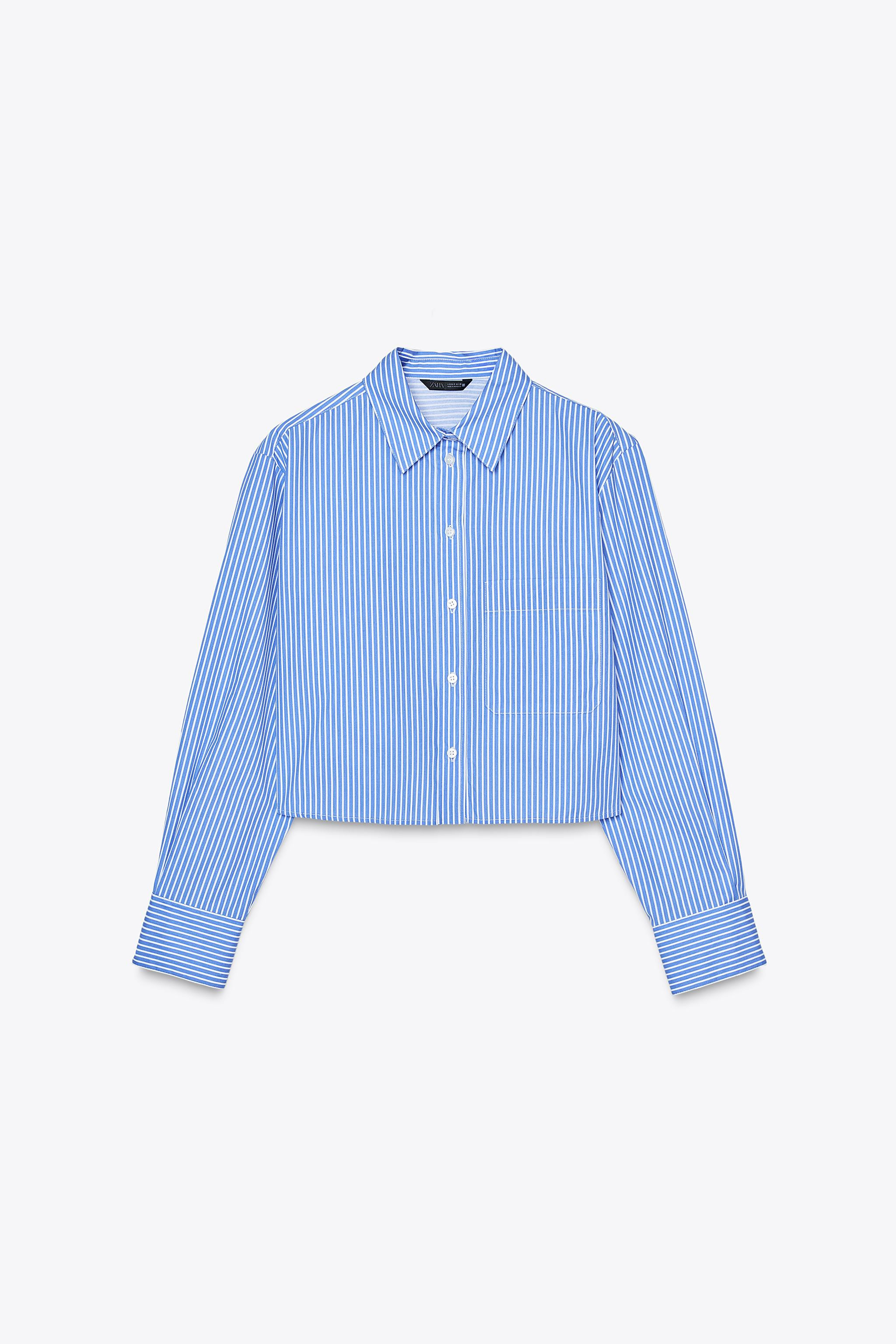 CROPPED POPLIN SHIRT | Zara UK