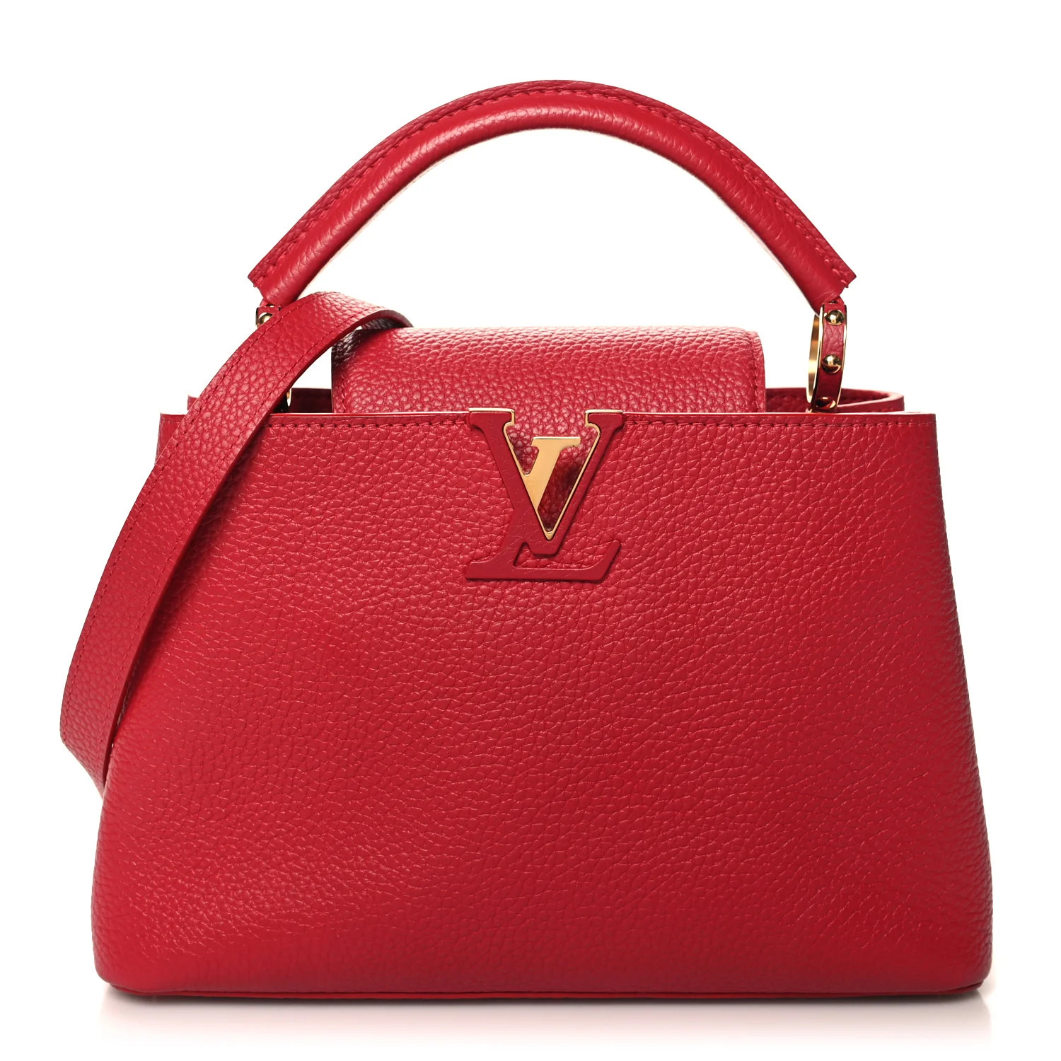 LOUIS VUITTON Taurillon Capucines BB Scarlet Red | FASHIONPHILE | FASHIONPHILE (US)