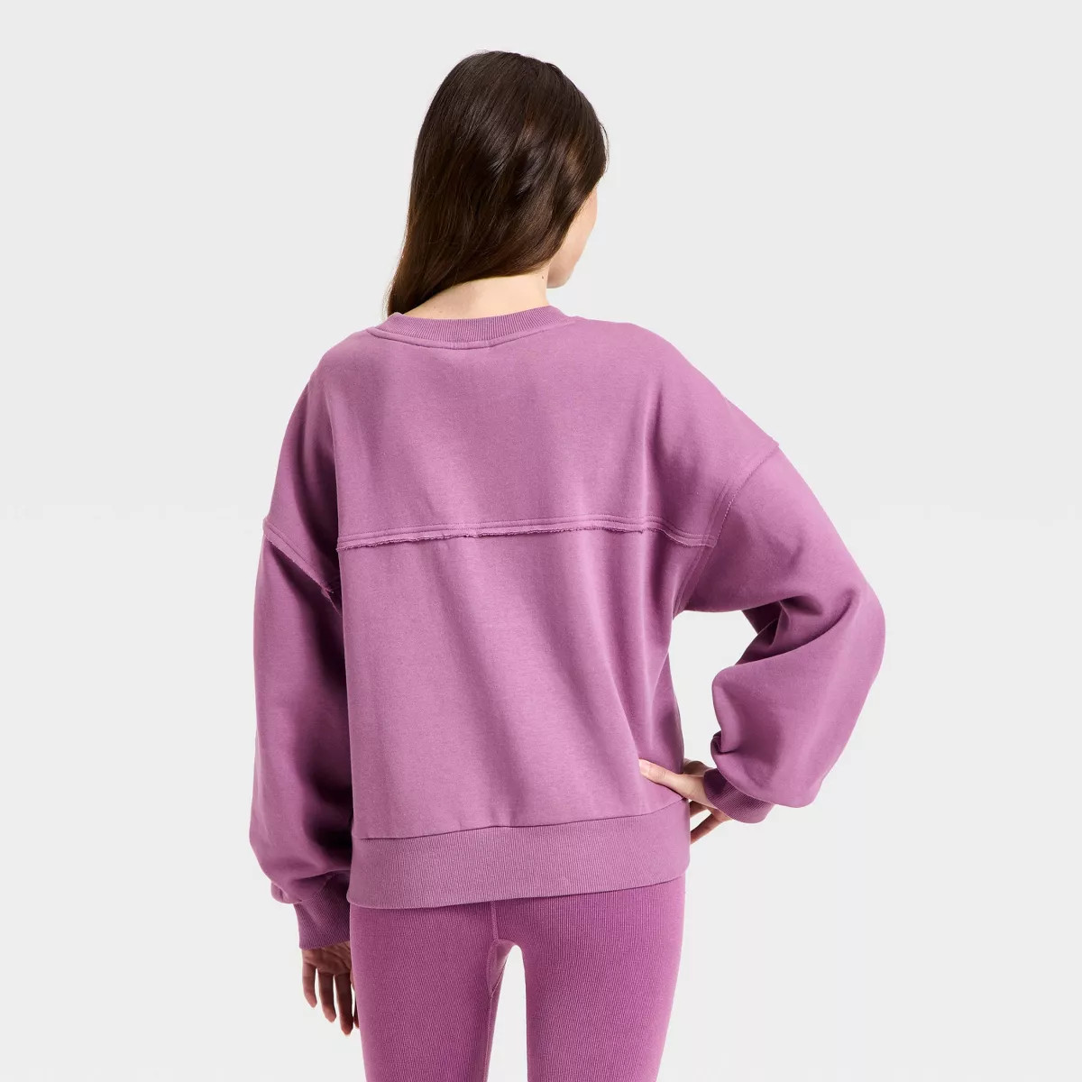 Women's Crewneck Fleece Sweatshirt - JoyLab™ | Target