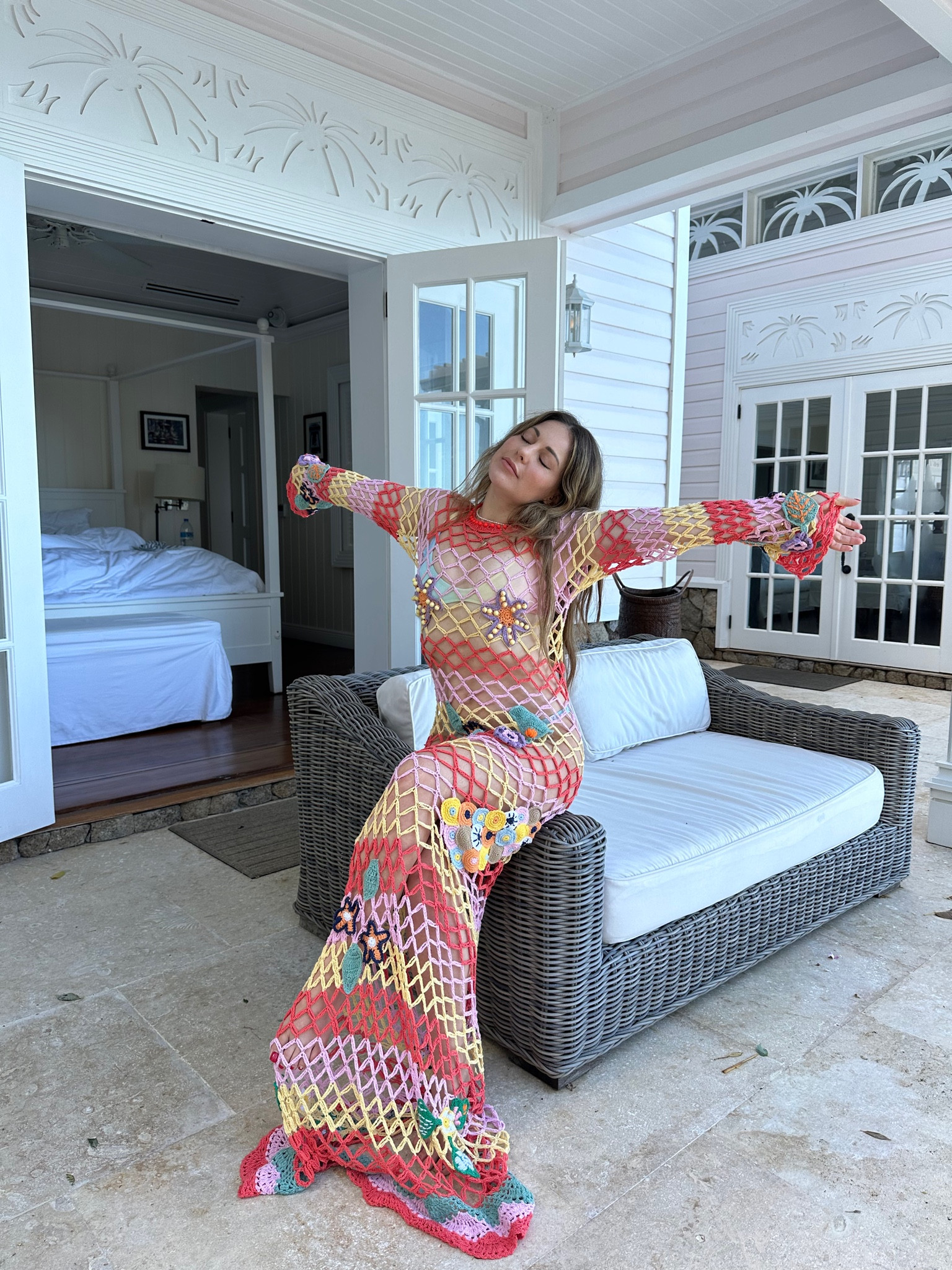 Embellished crochet dress, festival outfit ideas, festival dress, multicoloured crochet dress, sequin knit dress, maxi dress, beach coverup, open work dress, hoilday outfits, floral dress, midi, maxi, revolve, calia b 

#LTKfit #LTKeurope #LTKSeasonal