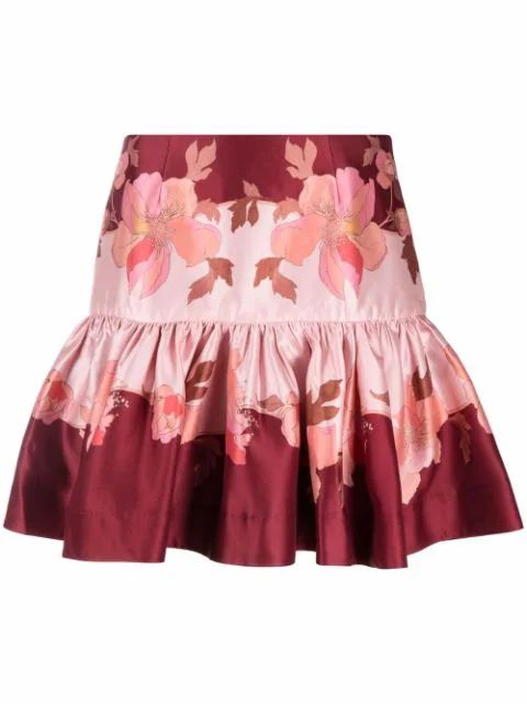 floral-print pleated skirt | Farfetch (AU)