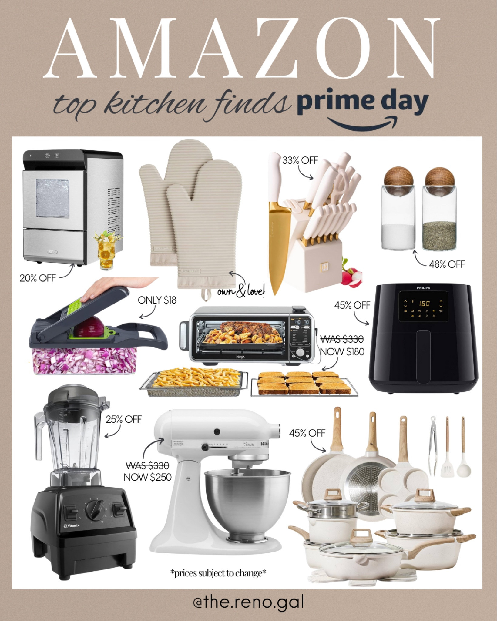 Top kitchen finds for Amazon Prime Day! 

#FounditonAmazon #amazonmusthaves

#LTKSaleAlert #LTKFindsUnder100 #LTKHome