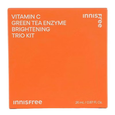 InnisFree Vitamin C Green Tea Enzyme Brightening Tro Kit - 0.87 oz - The dual-power Vitamin C trio for your clearest, brightest skin yet | Target