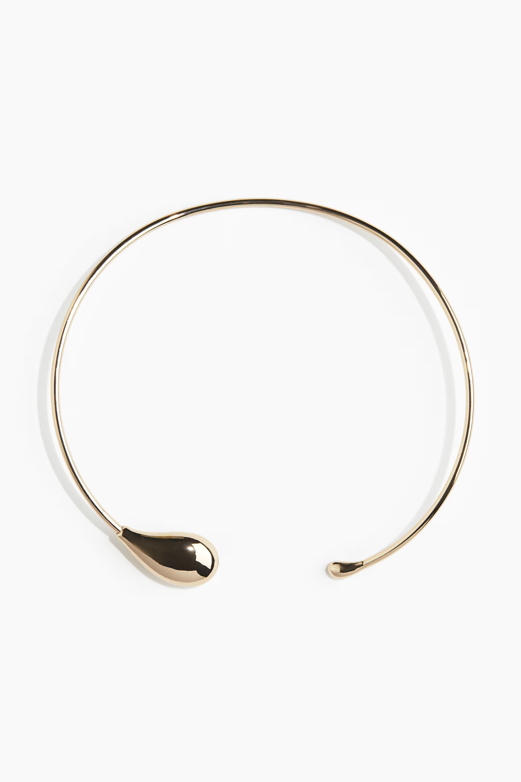Rigid Necklace - Gold-colored - Ladies | H&M US | H&M (US + CA)