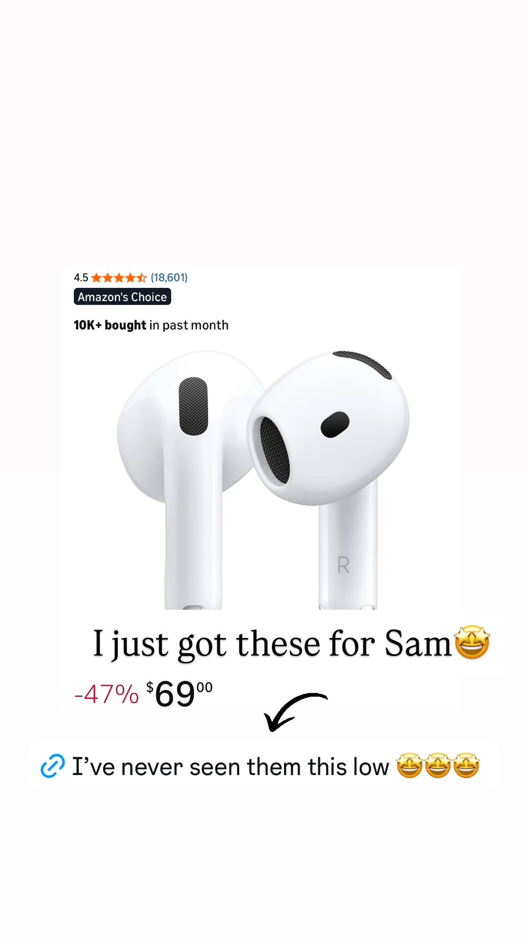 The best deal on Apple AirPods I’ve ever seen!
Amazon Black Friday 
Gift ideas for kids / teen 

#LTKCyberWeek #LTKGiftGuide #LTKKids