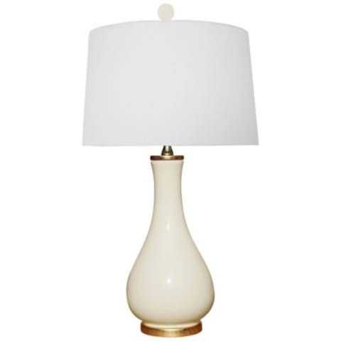 Mia Dove White Porcelain Vase Accent Table Lamp | Lamps Plus
