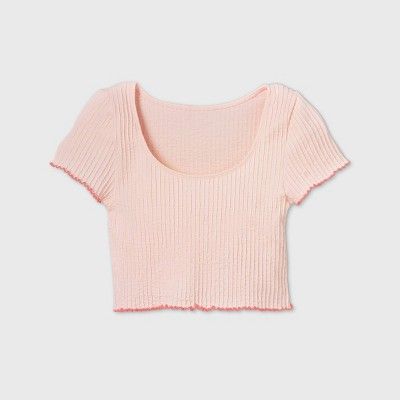 Women's Seamless Crop T-Shirt - Colsie™ | Target