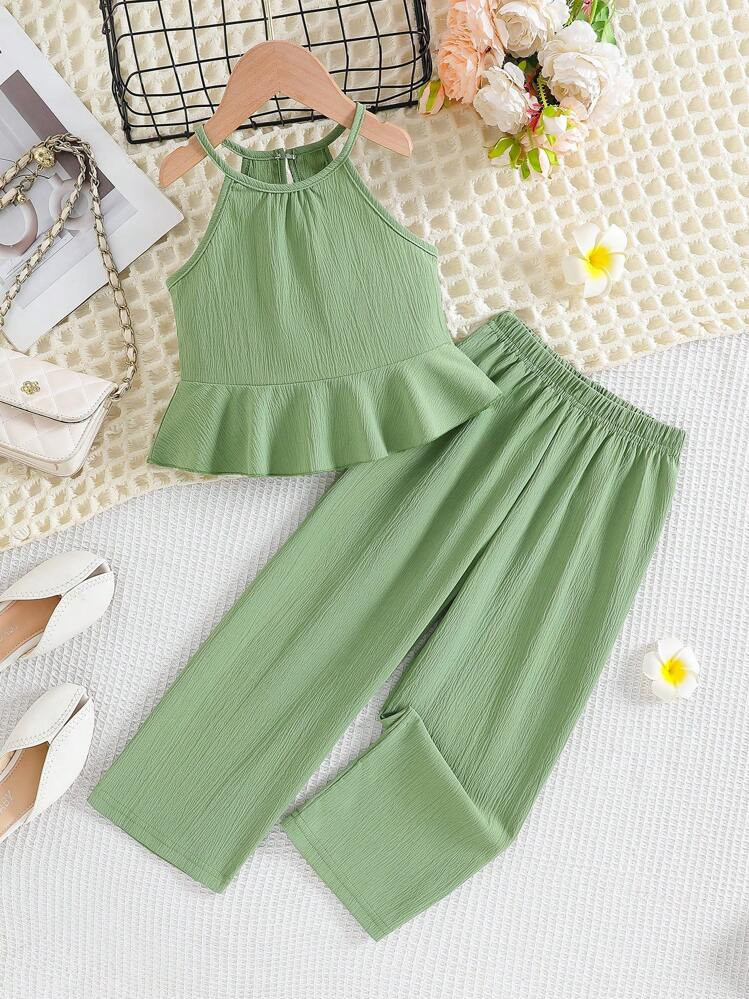 Set de dos piezas de niña  | SHEIN
