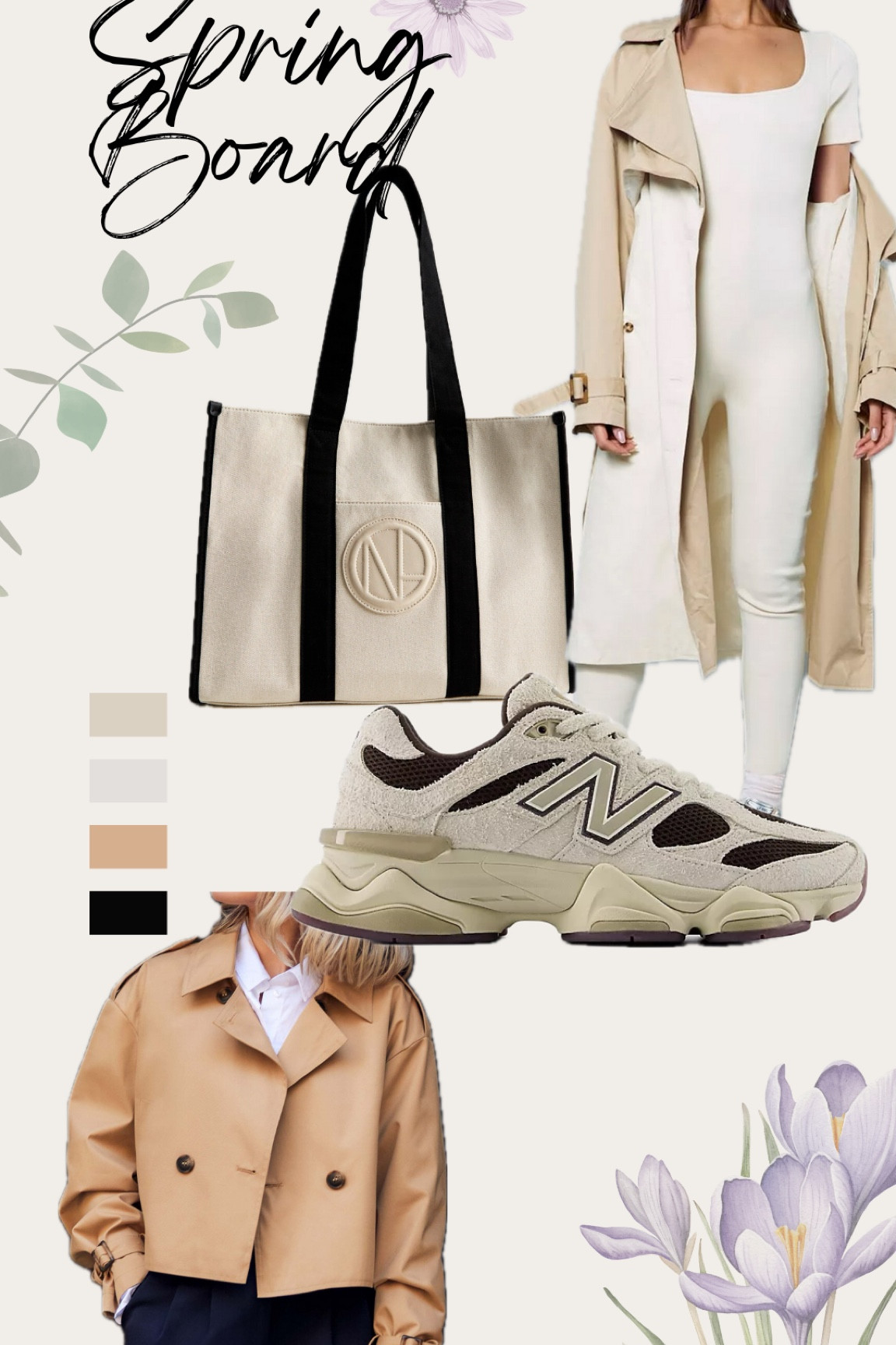 Comfy fashion, work fashion, neutral fashion, mum fashion, size 6 uk new balance shoes. Cropped trench coat. Big bag. Jumpsuit. 

#LTKshoecrush #LTKstyletip #LTKSeasonal