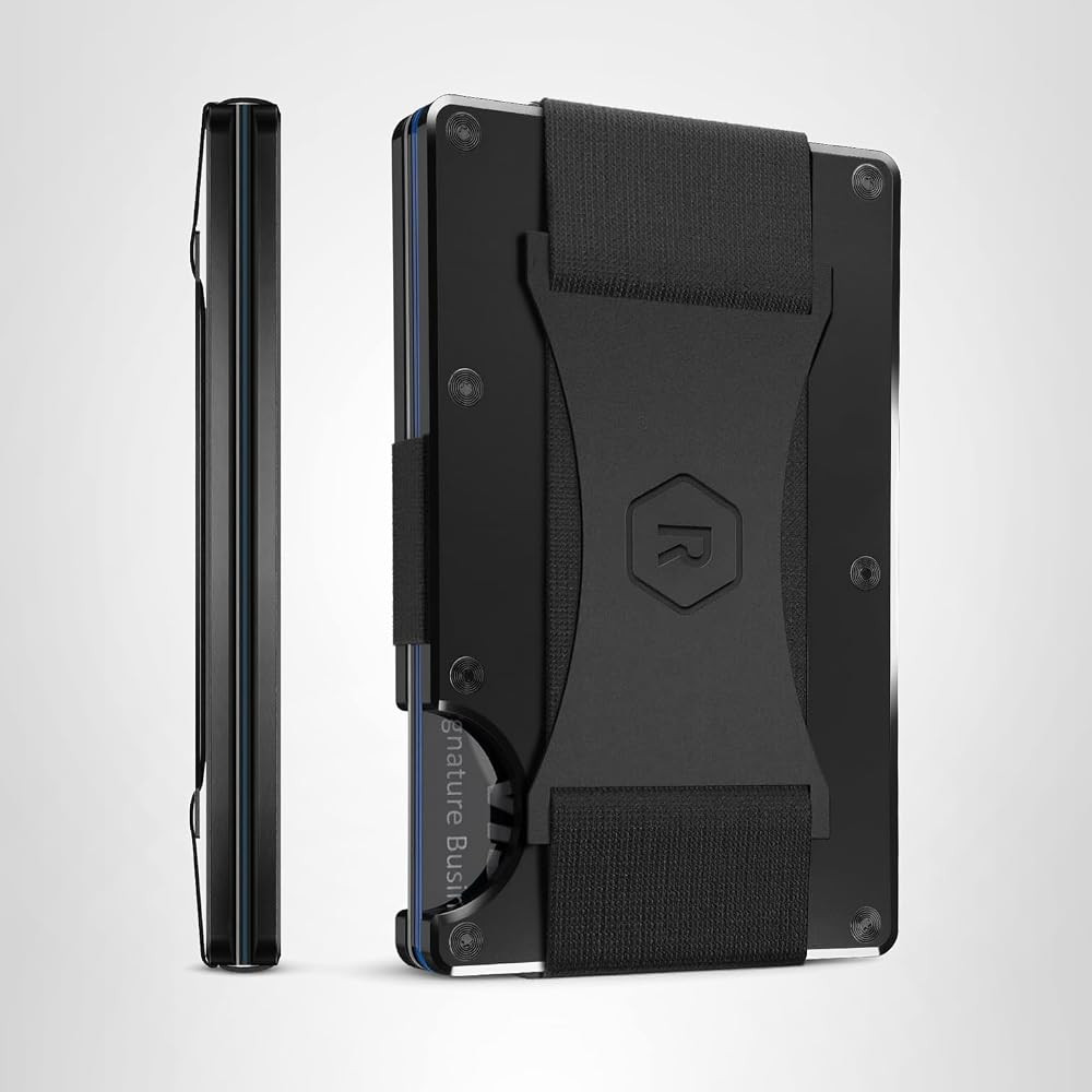 Ridge Wallet for Men - Slim Minimalist Compact Wallet and Card Holder, RFID Protected Front Pocke... | Amazon (US)