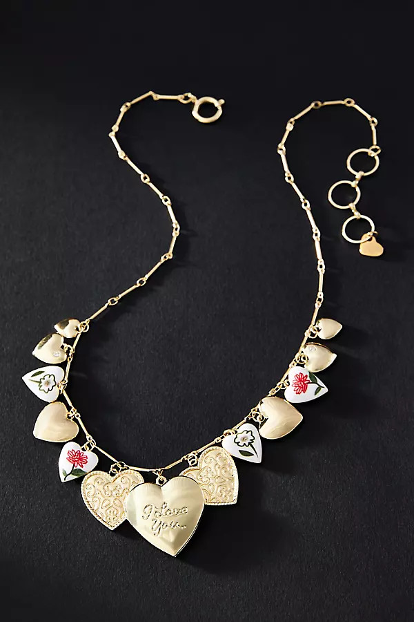 All Hearts Charm Necklace | Anthropologie (US)