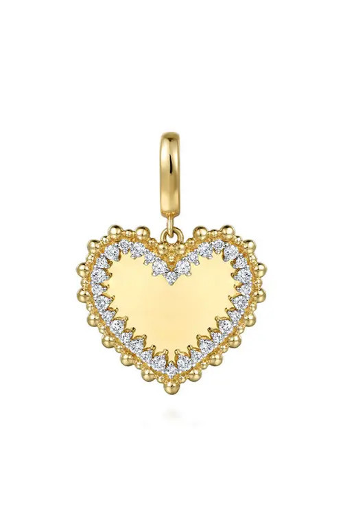 Gabriel & Co. Bujukan Diamond Heart Pendant in Gold at Nordstrom | Nordstrom