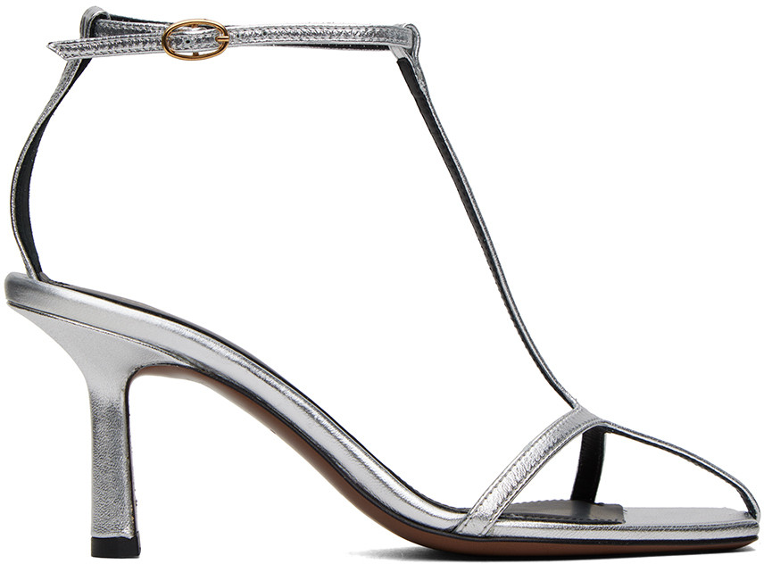 NEOUS Silver Jumel Heeled Sandals | SSENSE