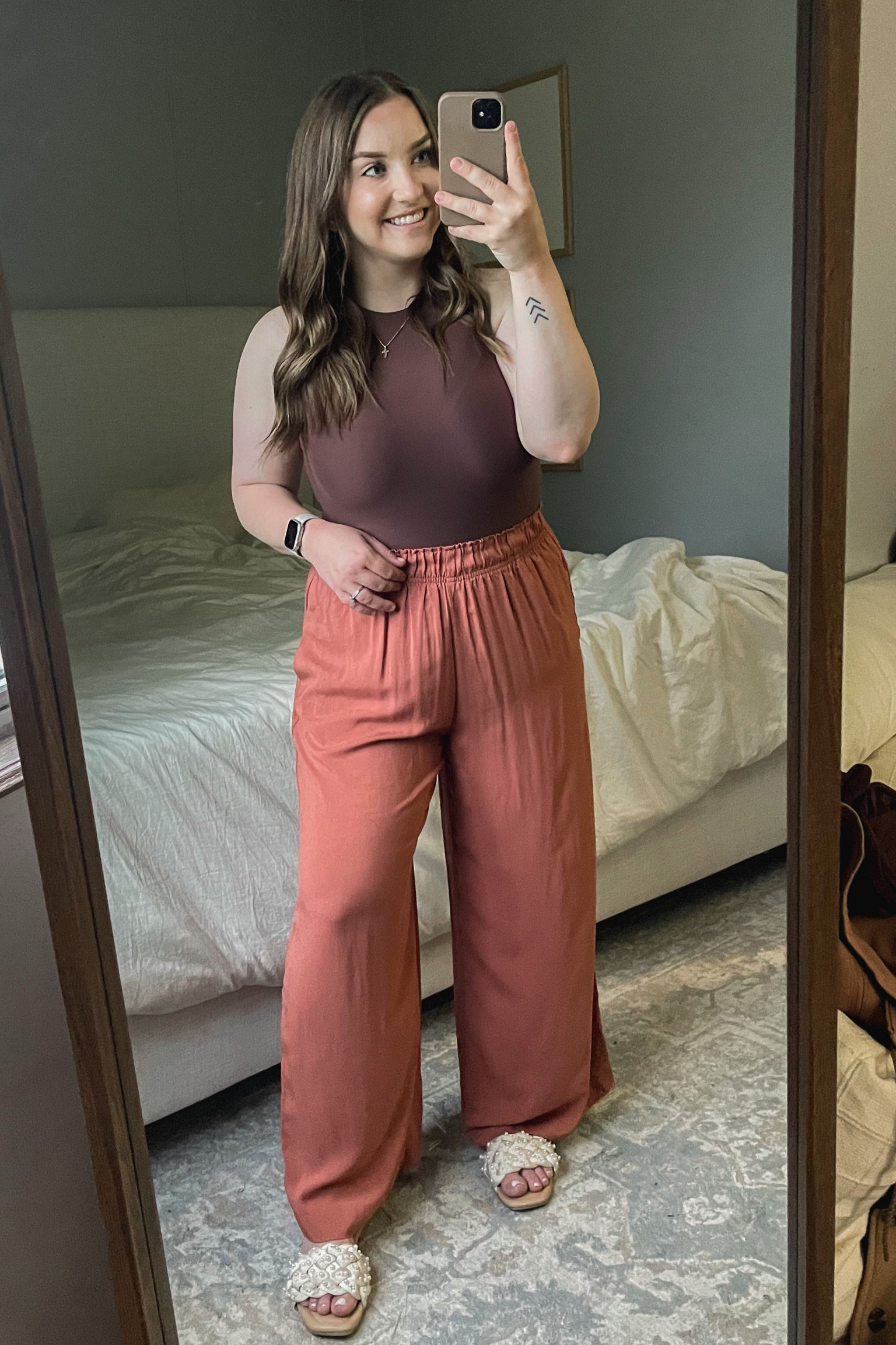 the best pants for summer! so breezy and cozy! 

Wearing medium pants and bodysuit! 

H&M
Abercrombie 
Midsize style
Workwear


#LTKstyletip #LTKcurves #LTKunder50