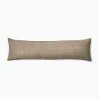 Channeled Weave Lumbar Pillow Cover | West Elm (US)