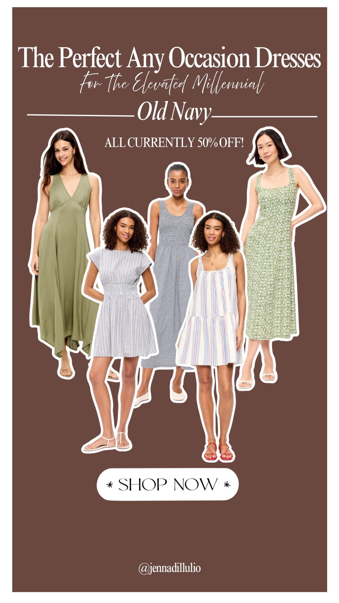 Shop the Old Navy 50% off everything sale! 
These are the perfect any occasion dresses!

#LTKgrwm #LTKSaleAlert #LTKootd