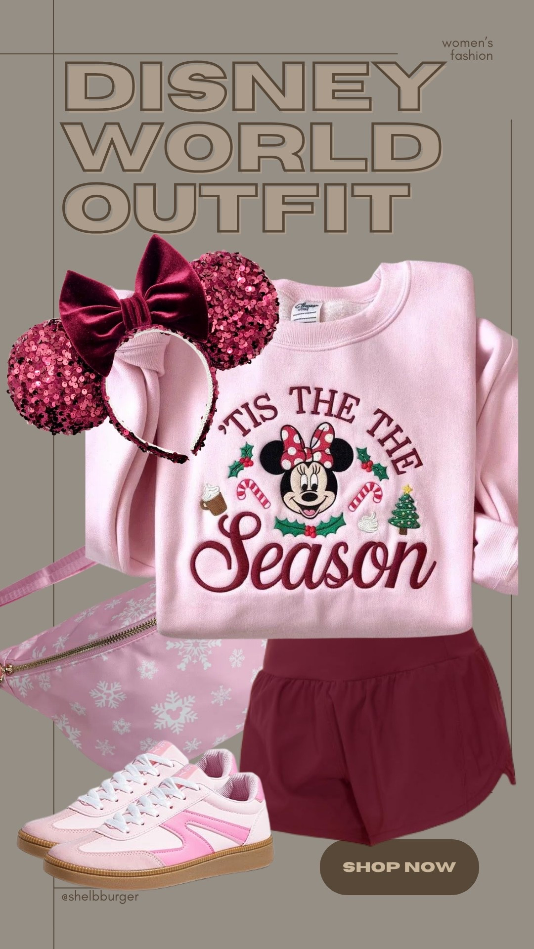 Tis the season Minnie Mouse pink Christmas outfit for Disney World

#LTKCyberWeek #LTKHoliday #LTKTravel