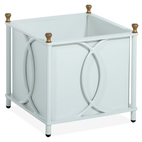 Frances Small Planter, White | One Kings Lane