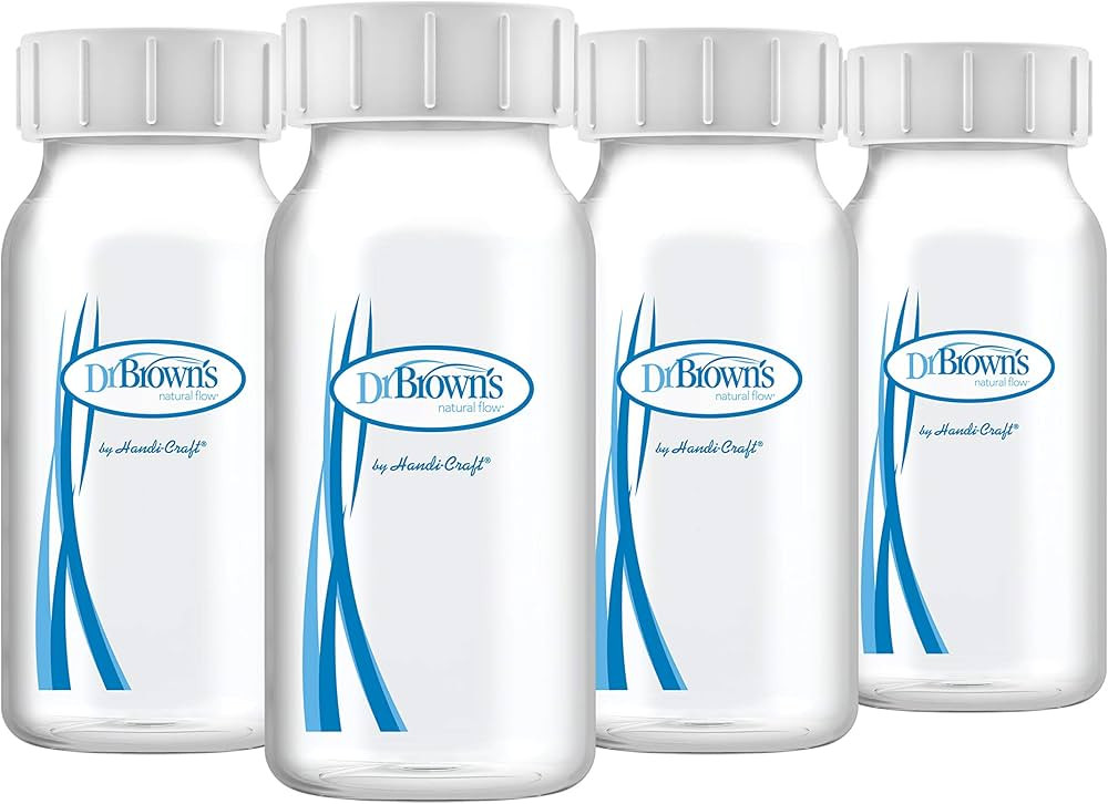 Dr. Brown's Breastmilk Storage and Collection Bottles - 4 Oz (Pack of 4) | Amazon (US)