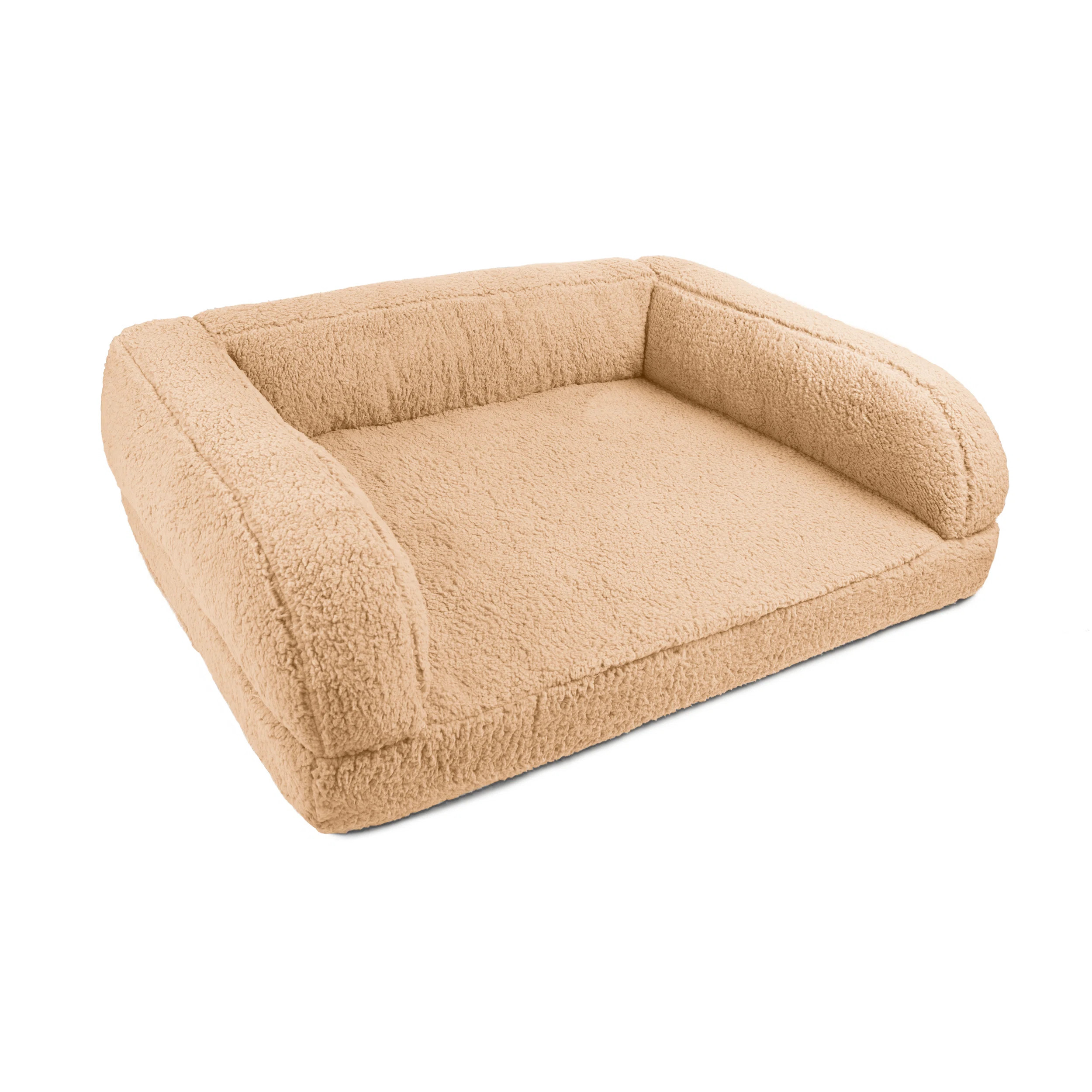 Tucker Murphy Pet™ Sherpa Couch 3-Sides Bumper Style Dog Bed & Reviews | Wayfair | Wayfair North America