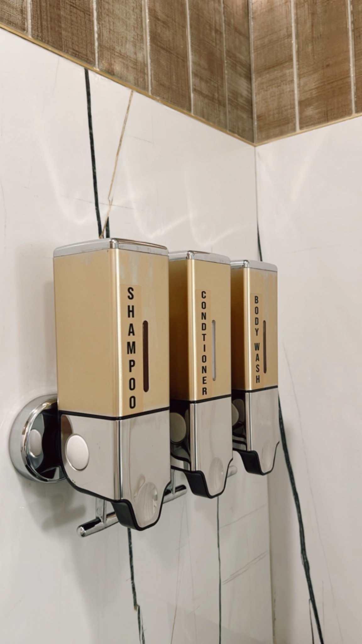 I love small items that add a touch of luxury to my home like these luxurious shampoo, conditioner, and body wash holders for the shower. 

Luxury home finds / I linked some that are similar and under $50 

#LTKFindsUnder100 #LTKFindsUnder50 #LTKHome